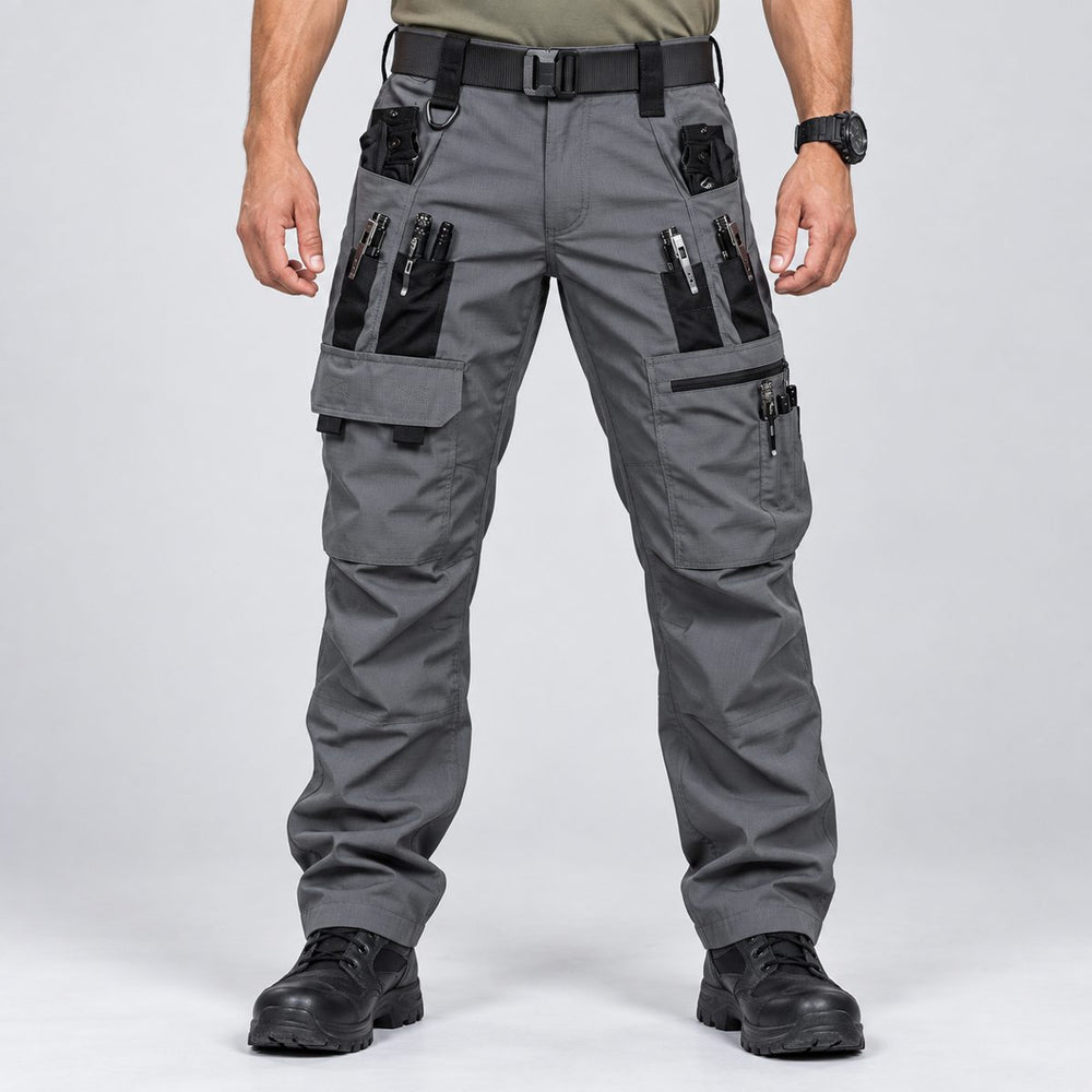 Gris – Pantalon de travail imperméable, vue de face