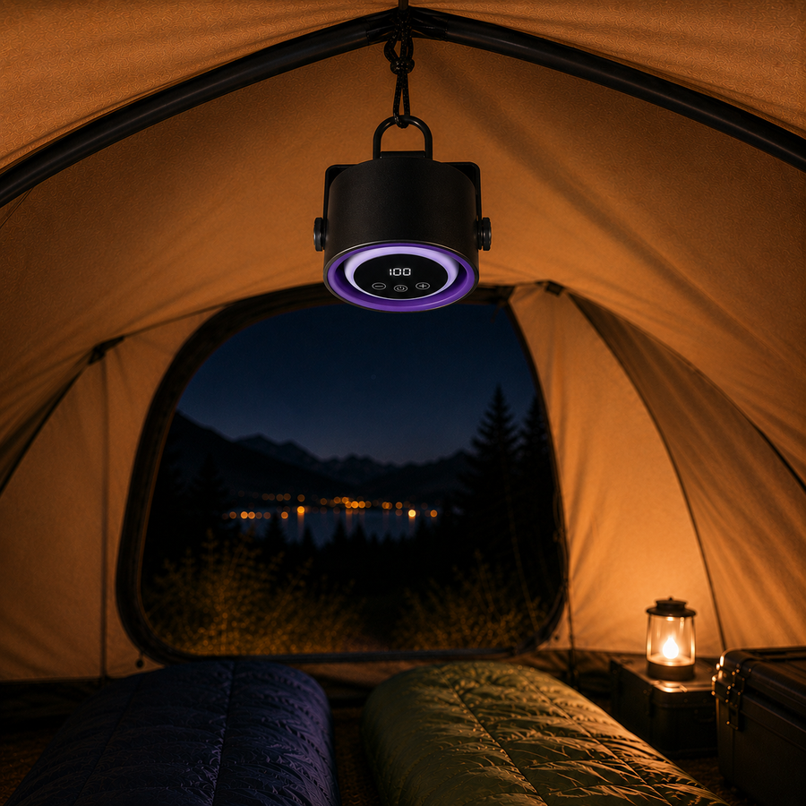 Mode suspendu camping