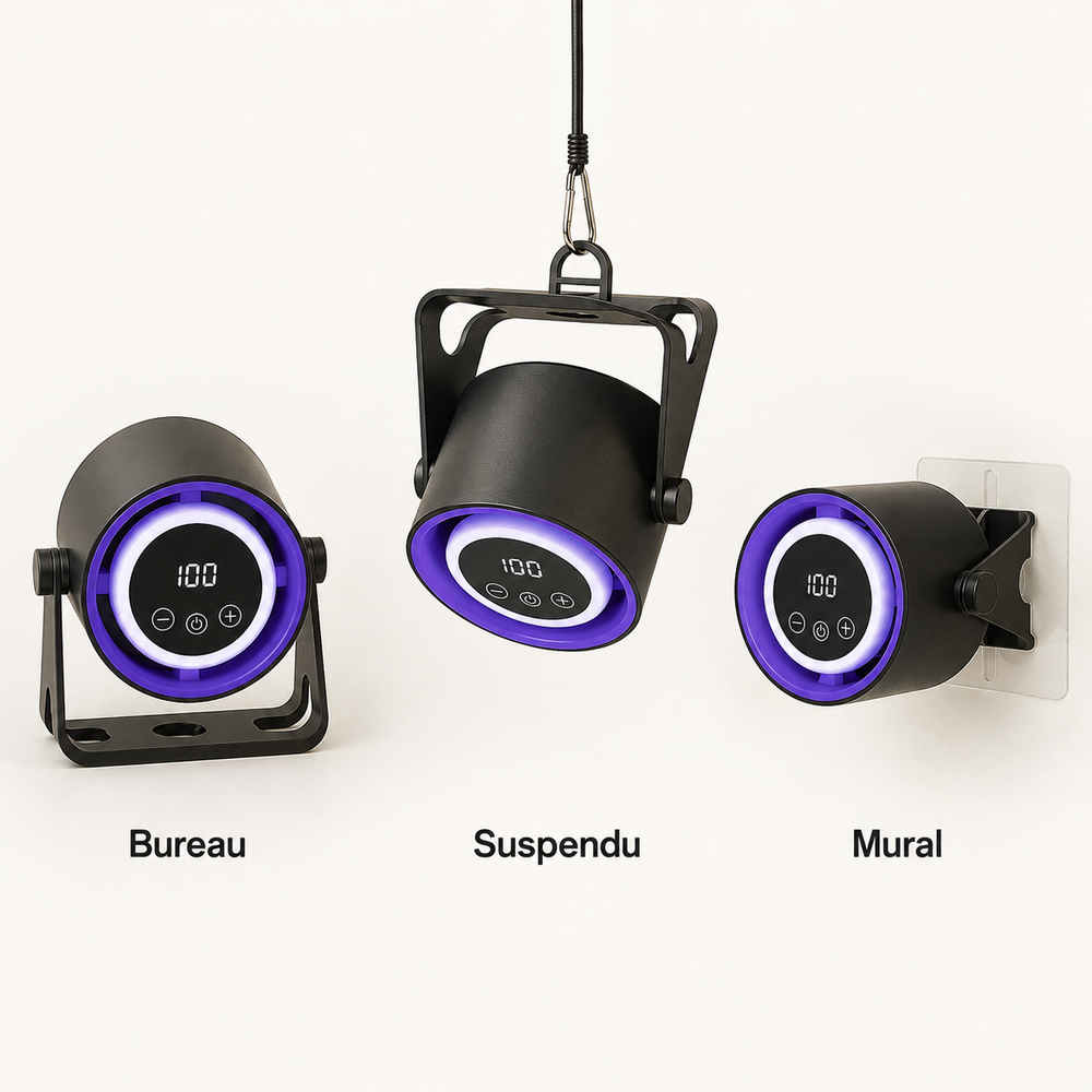 VentFlow Pro — les 3 modes